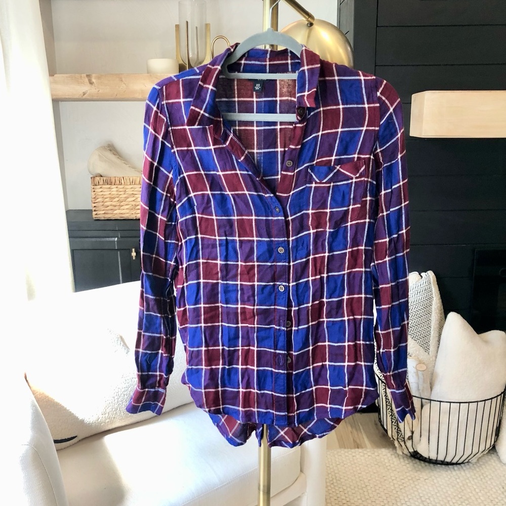 Lucky Brand button down flannel top